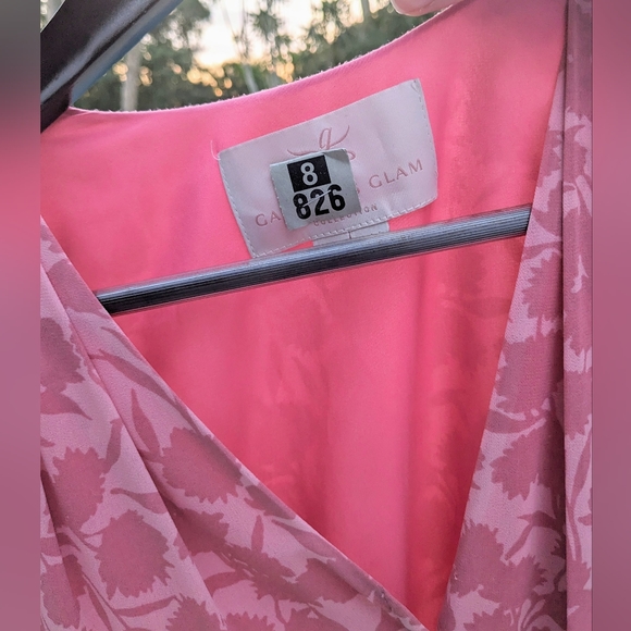 Gal Meets Glam Esther Dress Size 8 Pink 🩷 - Picture 6 of 6